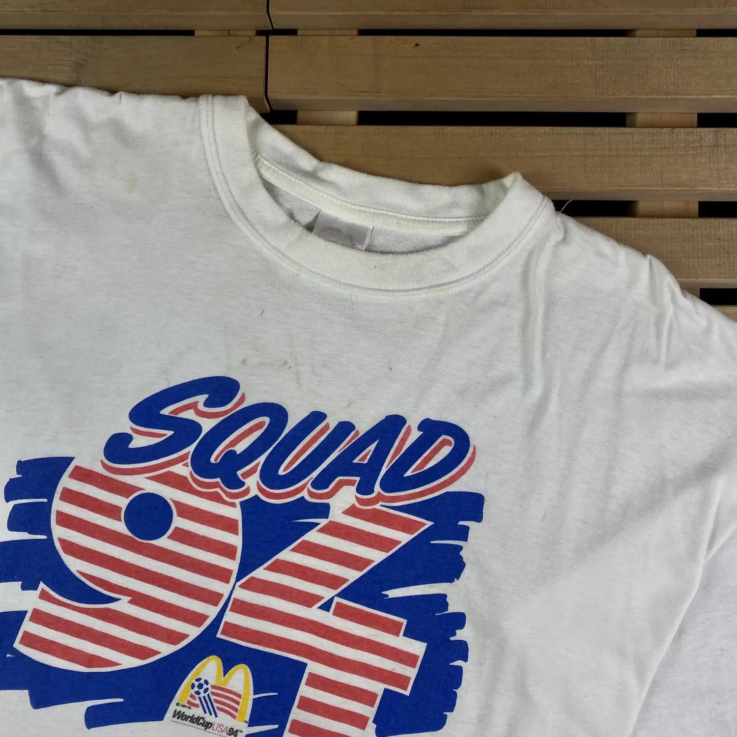 Vintage Mens Vintage T Shirt Squad 94 Size XL Size US XL / EU 56 / 4 - 2 Thumbnail