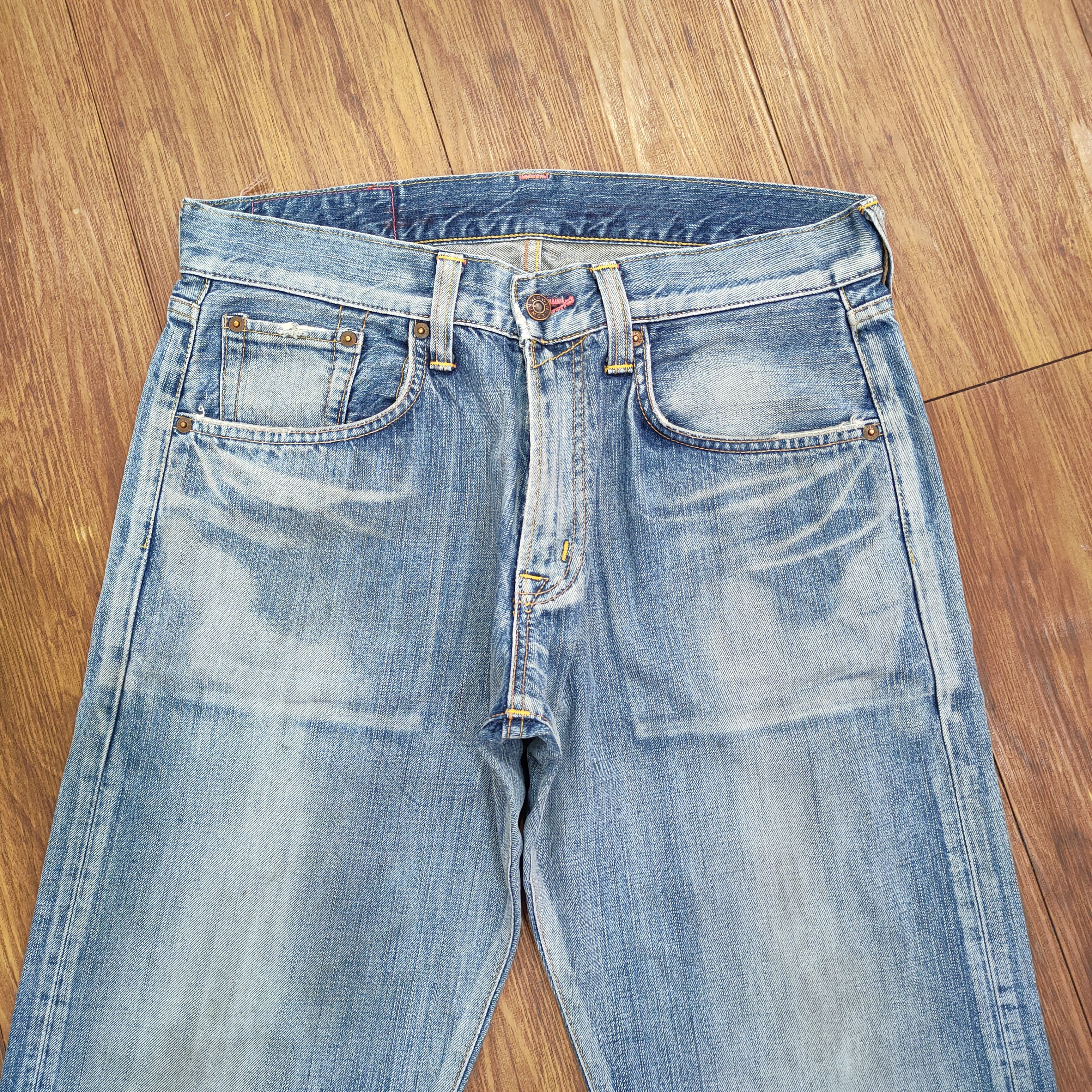 Edwin × Jean × Vintage VINTAGE EDWIN 504 FADED JEANS DENIM PANTS Size US 34 / EU 50 - 5 Thumbnail