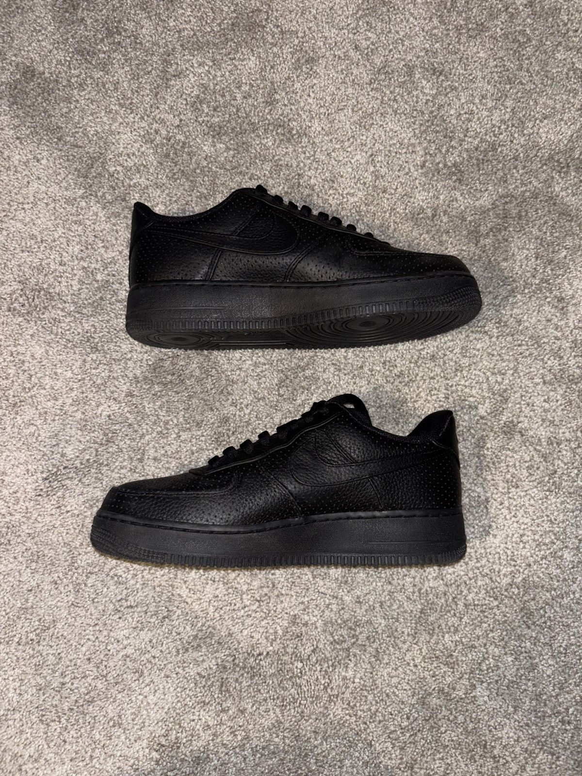 Nike Black Air Force 1 Size US 9 / EU 42 - 6 Thumbnail