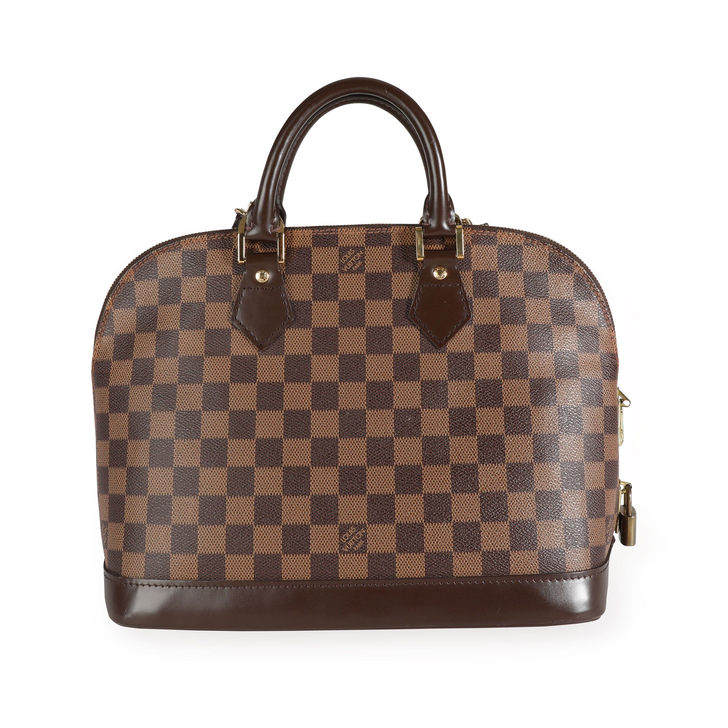 image of Louis Vuitton Damier Ebene Alma Pm in Brown, Women's