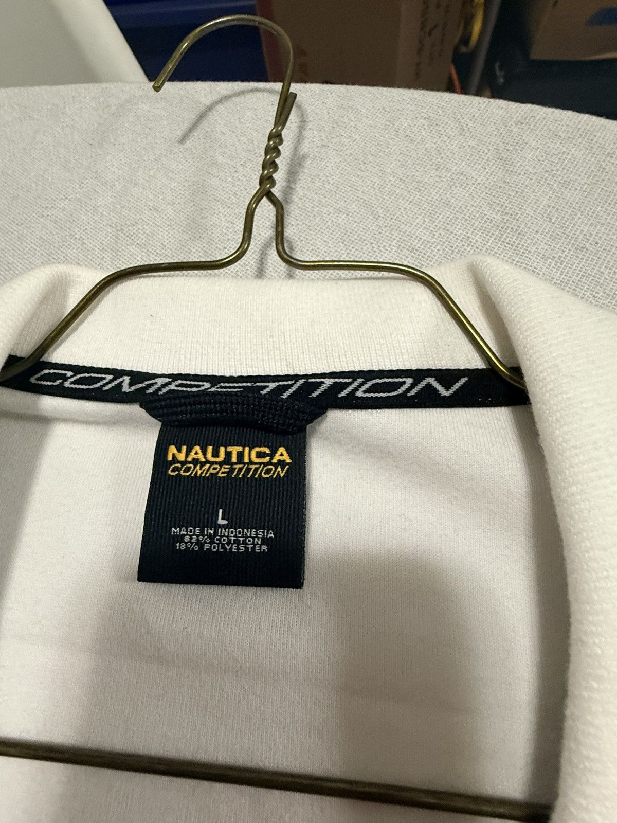 Nautica Nautica White Track Jacket Size US L / EU 52-54 / 3 - 3 Thumbnail