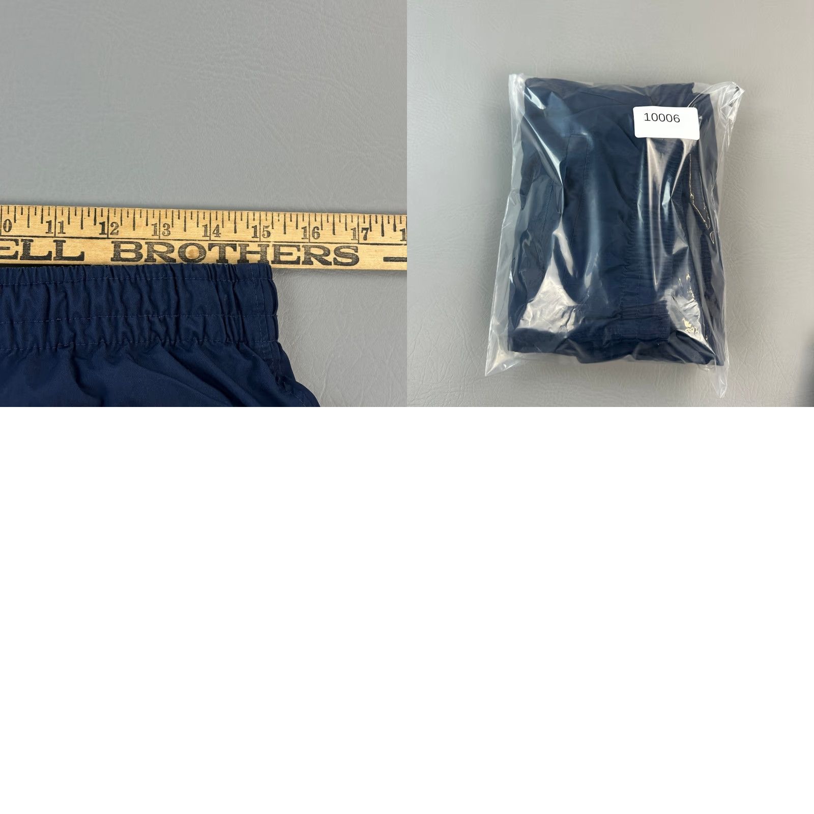 Nike VINTAGE Nike Sportswear Track Pants Mens M Navy Blue Fleece Lined Ankle Zip Y2K Pants Regular Mens Size US 31 - 10 Thumbnail
