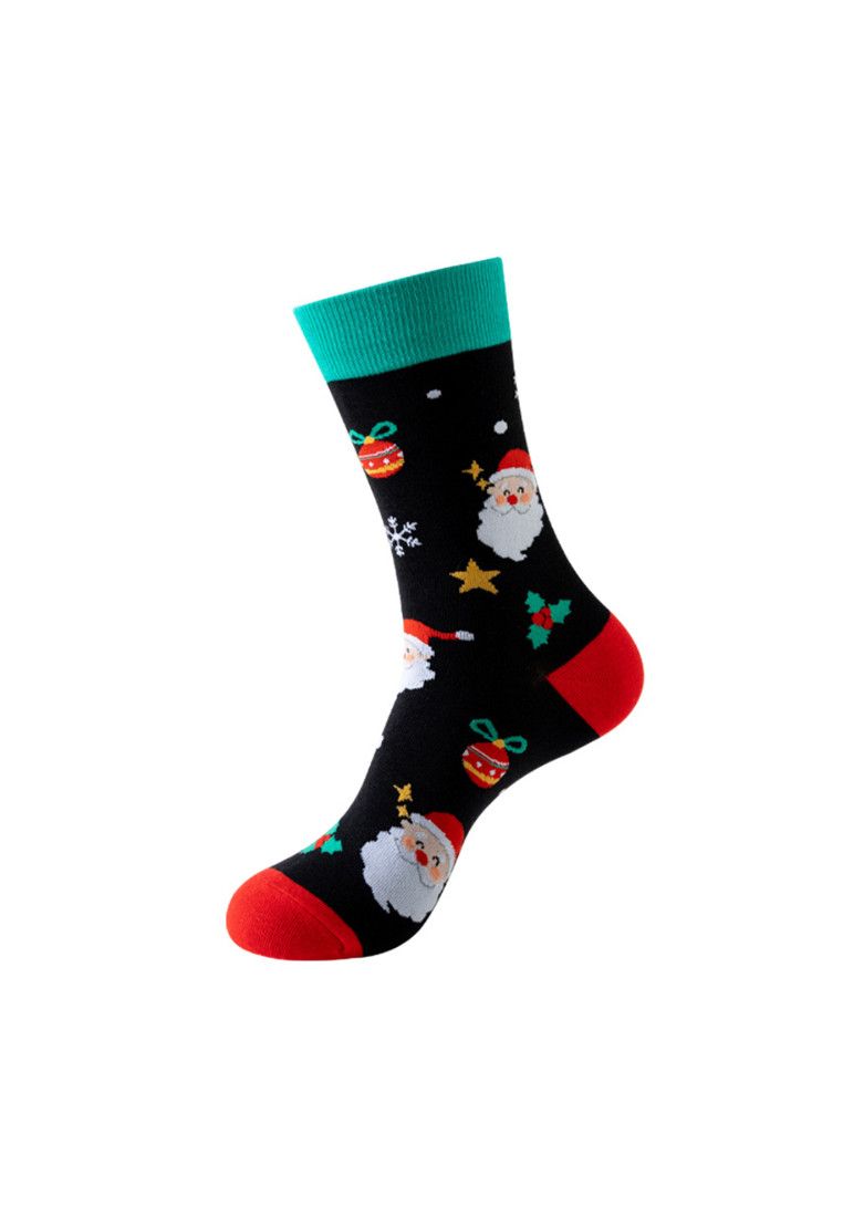 Other Set of 5 Pairs Christmas Theme Pattern Cozy Socks (One Size) Size ONE SIZE - 2 Thumbnail