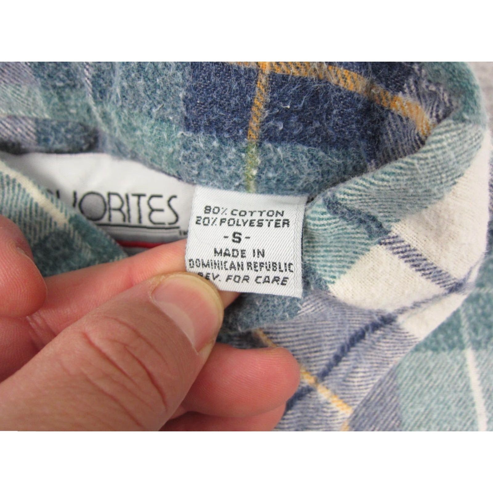 Vintage VINTAGE Flannel Shirt Mens Small Blue Plaid Button-Up Favorites Shirt Casual Workwear 80s Western Classic Size US S / EU 44-46 / 1 - 5 Thumbnail