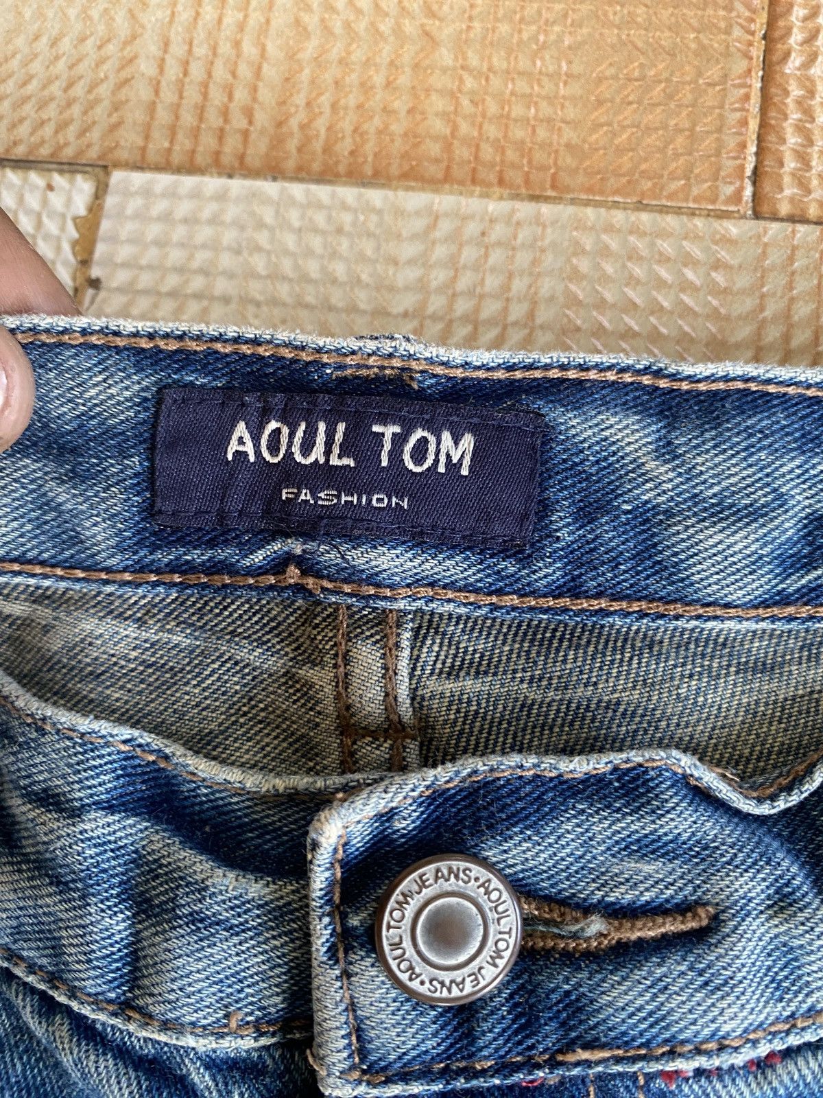 Hysteric Glamour × PPFM Vintage aoul tom honey cone regular cut denim Size US 32 / EU 48 - 9 Thumbnail