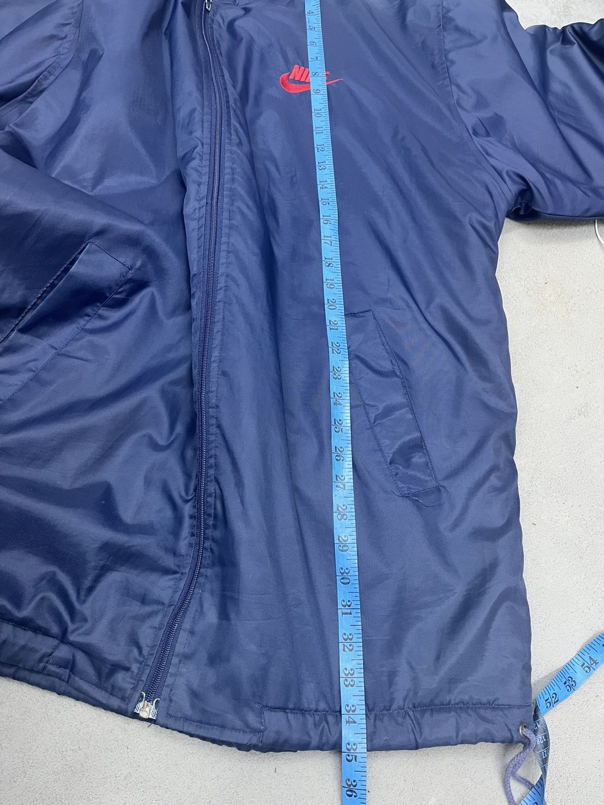 Japanese Brand × Nike × Vintage ARCHIVES🔥NIKE SWOOSH BACK HIT SHEARLING JACKET HOODED Size US L / EU 52-54 / 3 - 17 Thumbnail
