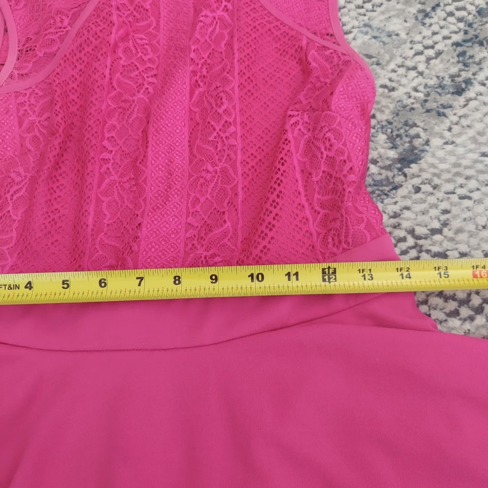 Pinko Obsession Pink Laced Mini Dress - Size M Women Sleeveless Short Casual Formal Party/Cocktail Summer Spring Size M / US 6-8 / IT 42-44 - 7 Thumbnail