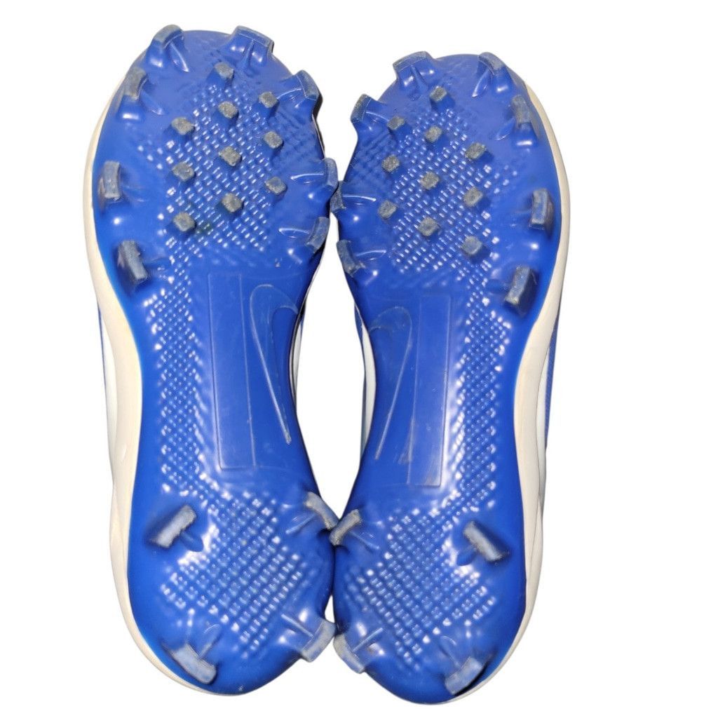 Nike Nike Huaraches Pro Mid White Blue Football Cleats Youth 4.5 Size US 5.5 / EU 38 - 7 Thumbnail