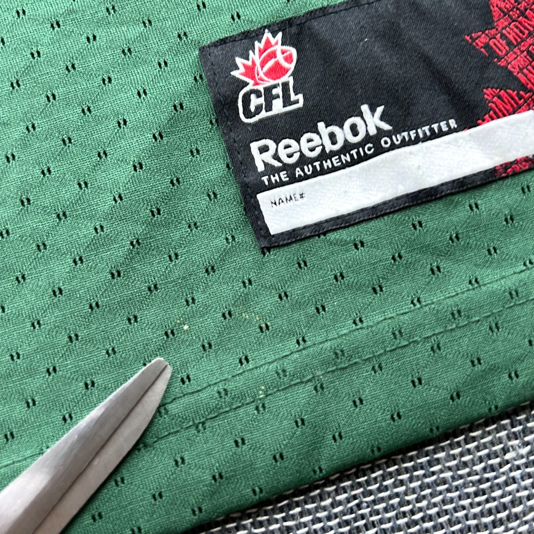 Reebok Edmonton Elks 2015 Mens Football Jersey Large Green CFL Reebok Adult Shirt) Size US L / EU 52-54 / 3 - 4 Thumbnail