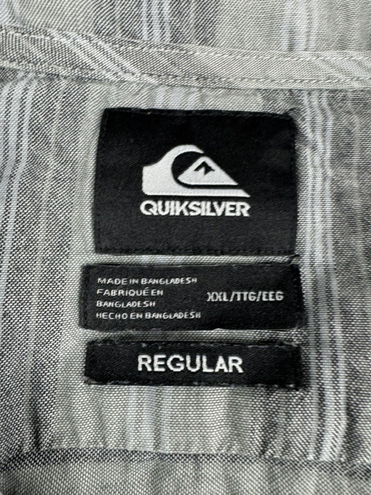 Quiksilver Vintage Y2K Quiksilver striped surfing short sleeve shirt Size US XXL / EU 58 / 5 - 9 Thumbnail