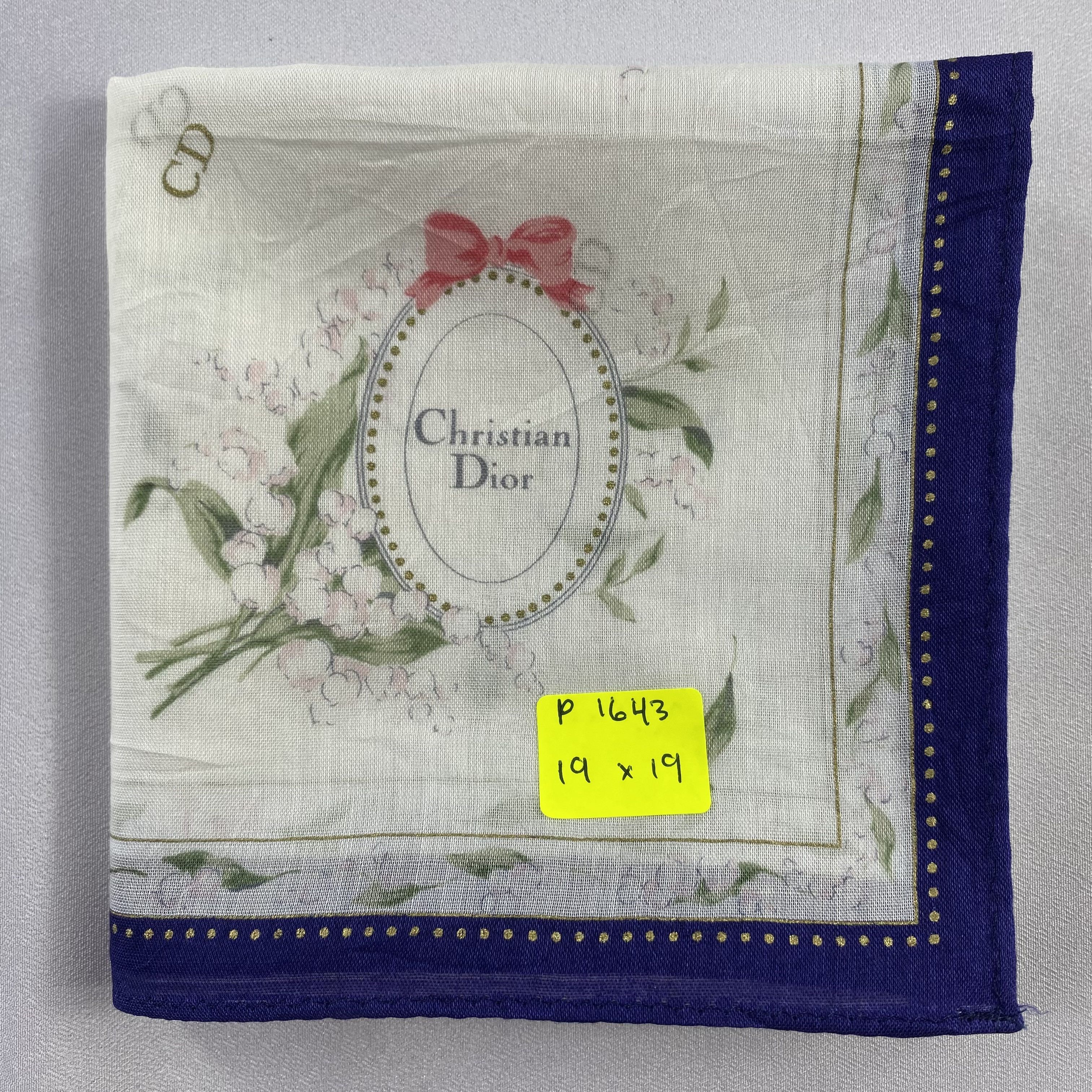 Vintage Christian Dior Monsieur Handkerchief / Neckerchief-P1643 Size ONE SIZE - 6 Thumbnail
