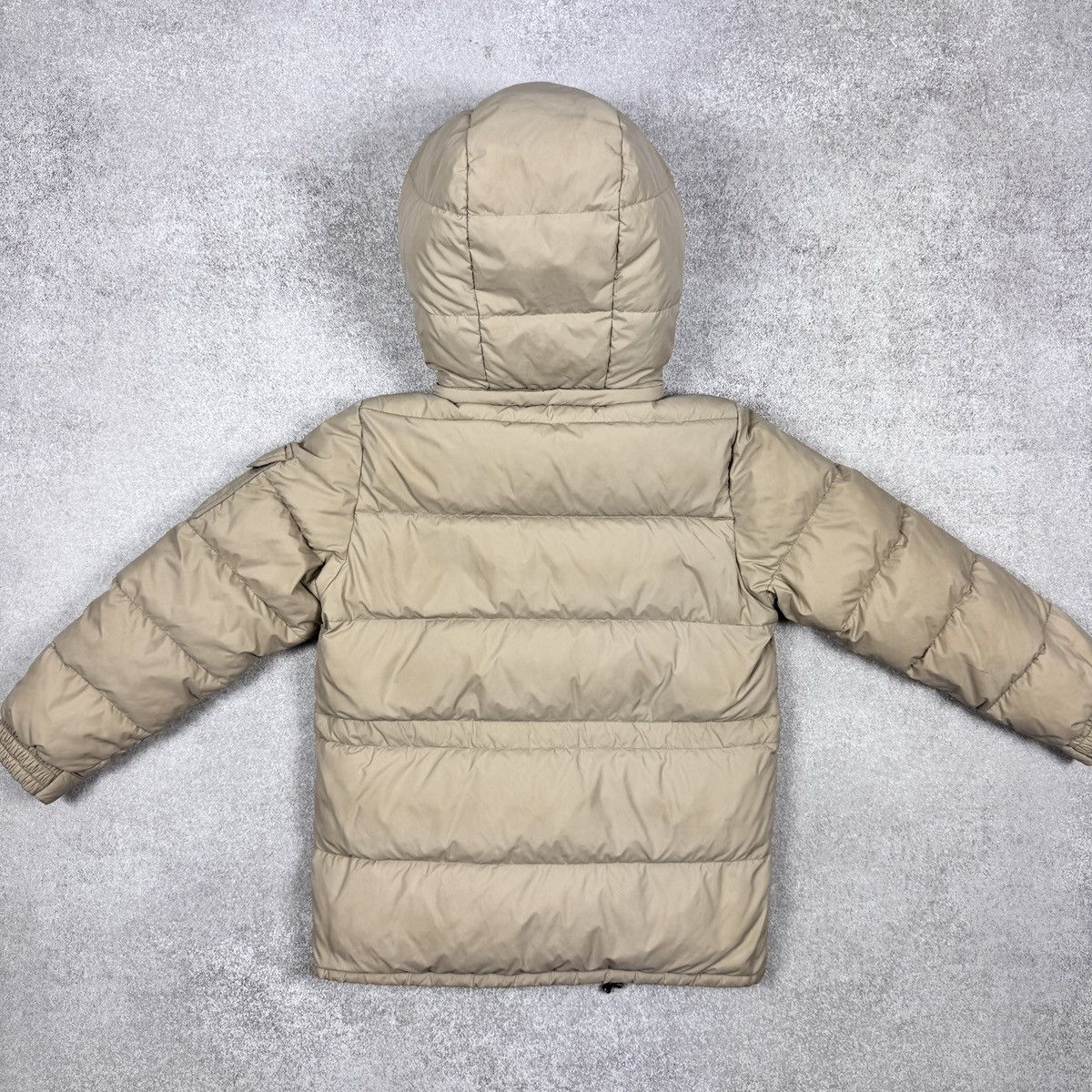 Moncler Boys Moncler Enfant Beige Hooded Down Parka Jacket Size US XXS / EU 40 - 5 Thumbnail