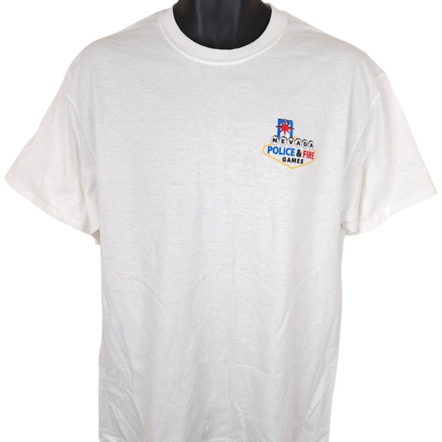 Other Nevada Police & Fire Games T Shirt Mens Size Large White Size US L / EU 52-54 / 3 - 2 Thumbnail
