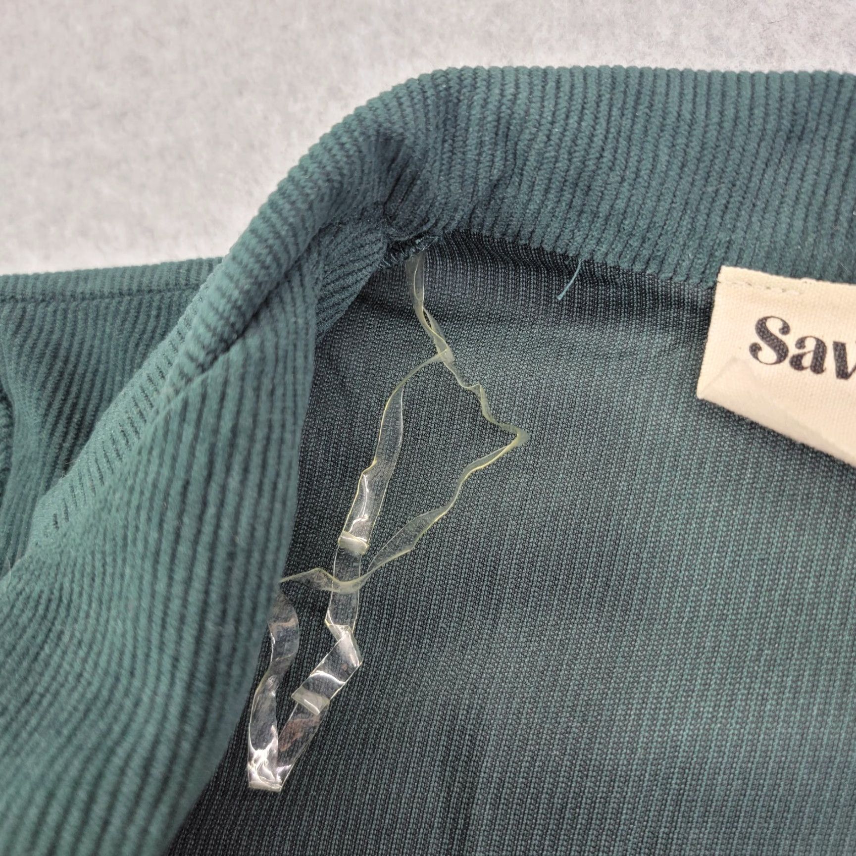 Vintage Savanna Jane Harper Jacket Medium Corduroy Green Blazer One Button Preppy Womens M Size M / US 6-8 / IT 42-44 - 3 Thumbnail