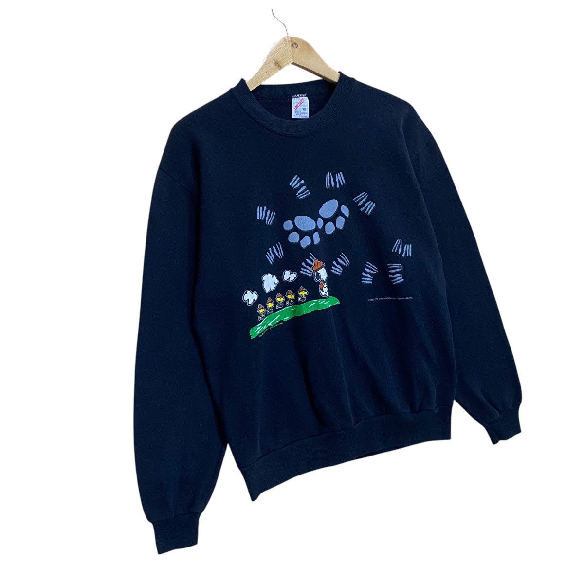Peanuts Vintage 90s Peanuts Big Logo Crewneck Sweatshirt Size US M / EU 48-50 / 2 - 2 Thumbnail