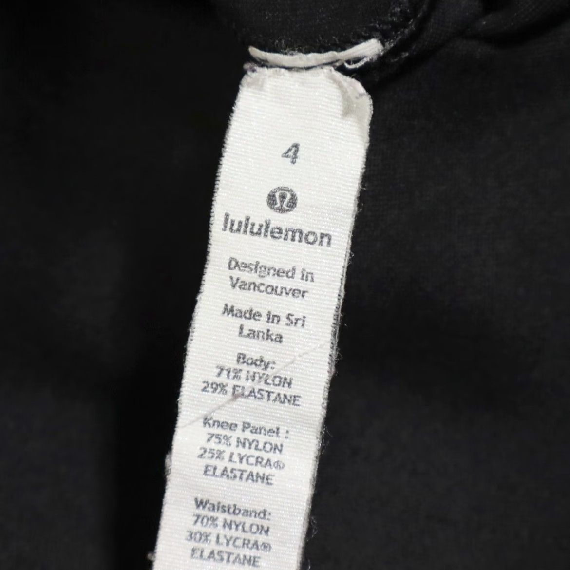 Lululemon Lululemon High Stretch Zoned In HR 27" Nylon Woven Leggings Black Women's 4 Size 27" / US 4 / IT 40 - 5 Thumbnail