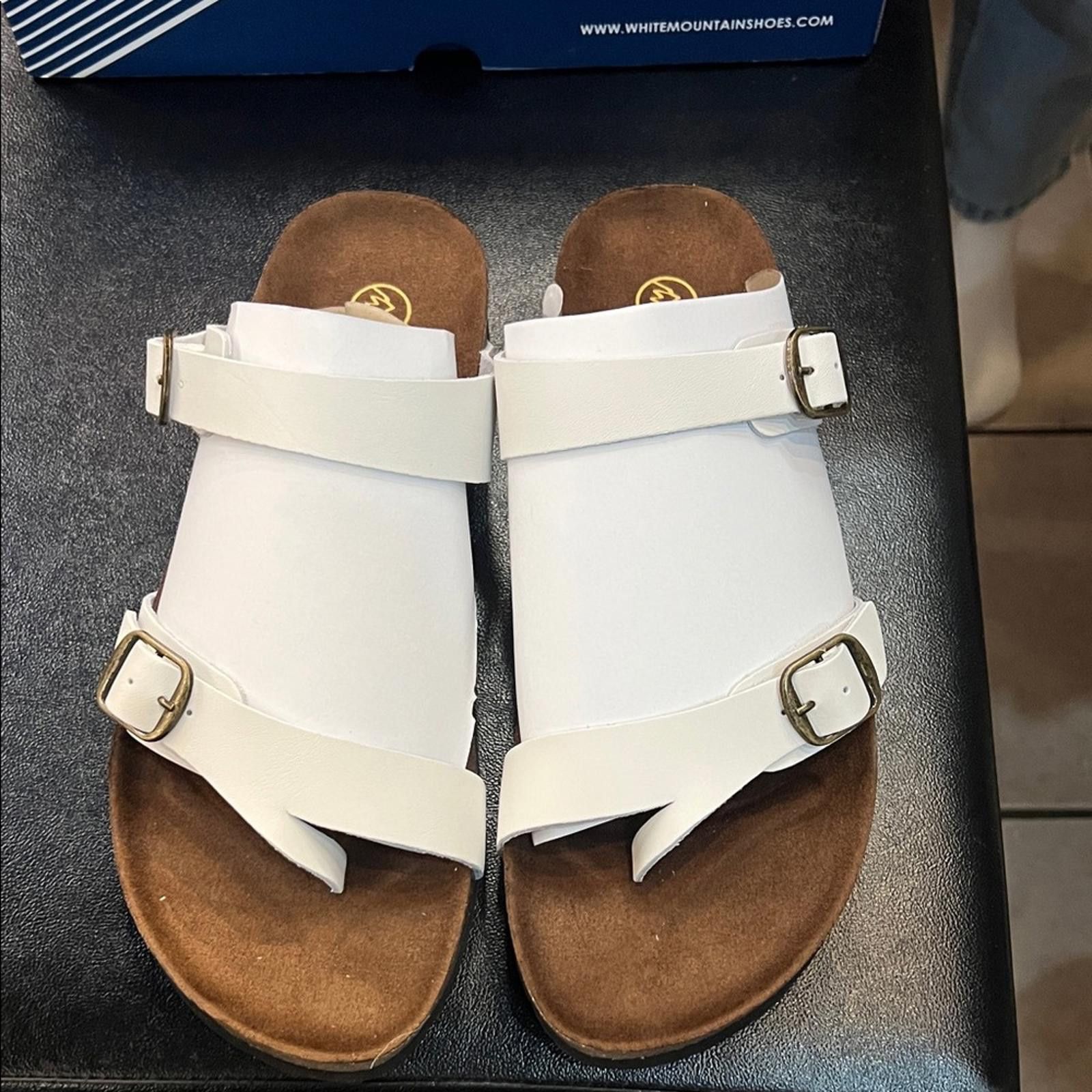 White Mountaineering White Mountain White Buckle Sandals Size US 8 / IT 38 - 4 Thumbnail