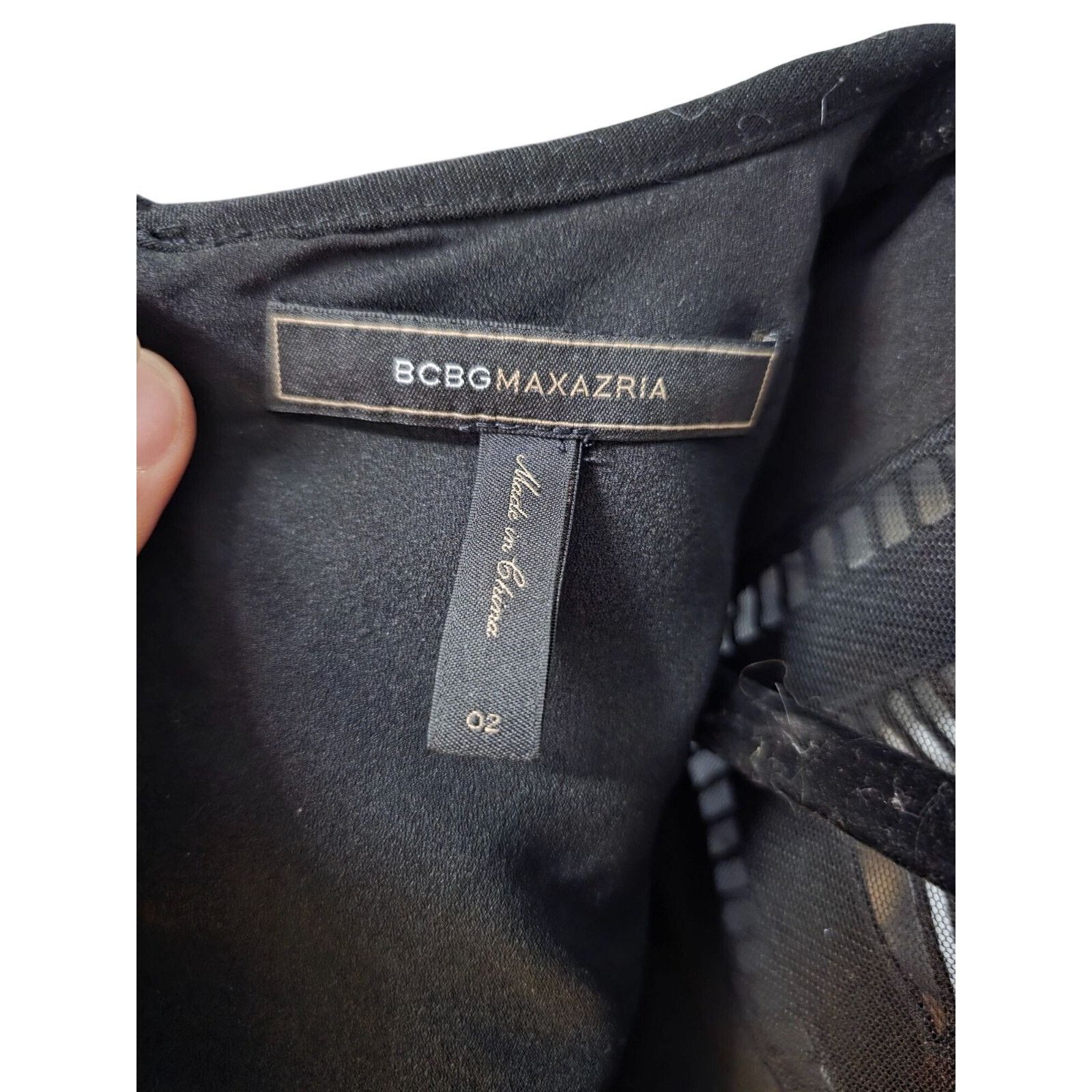 Bcbgmaxazria BCBG Max Azria Black Sleeveless Fit & Flare Dress Size 2 Size XS / US 0-2 / IT 36-38 - 4 Thumbnail