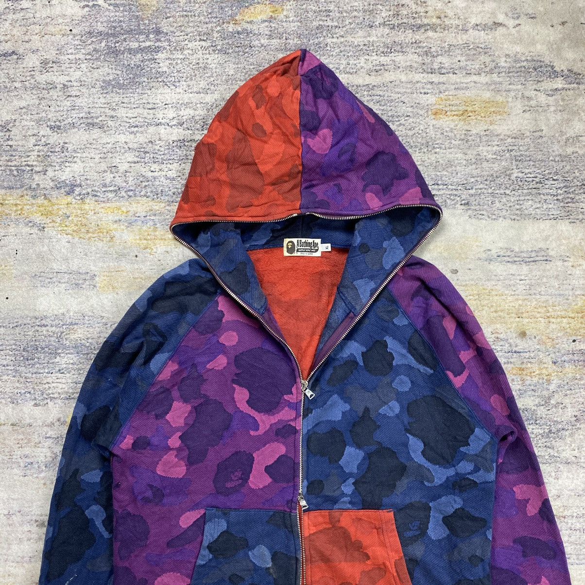 Bape bape candy multi color camouflage full zip hoodie Size US L / EU 52-54 / 3 - 4 Thumbnail