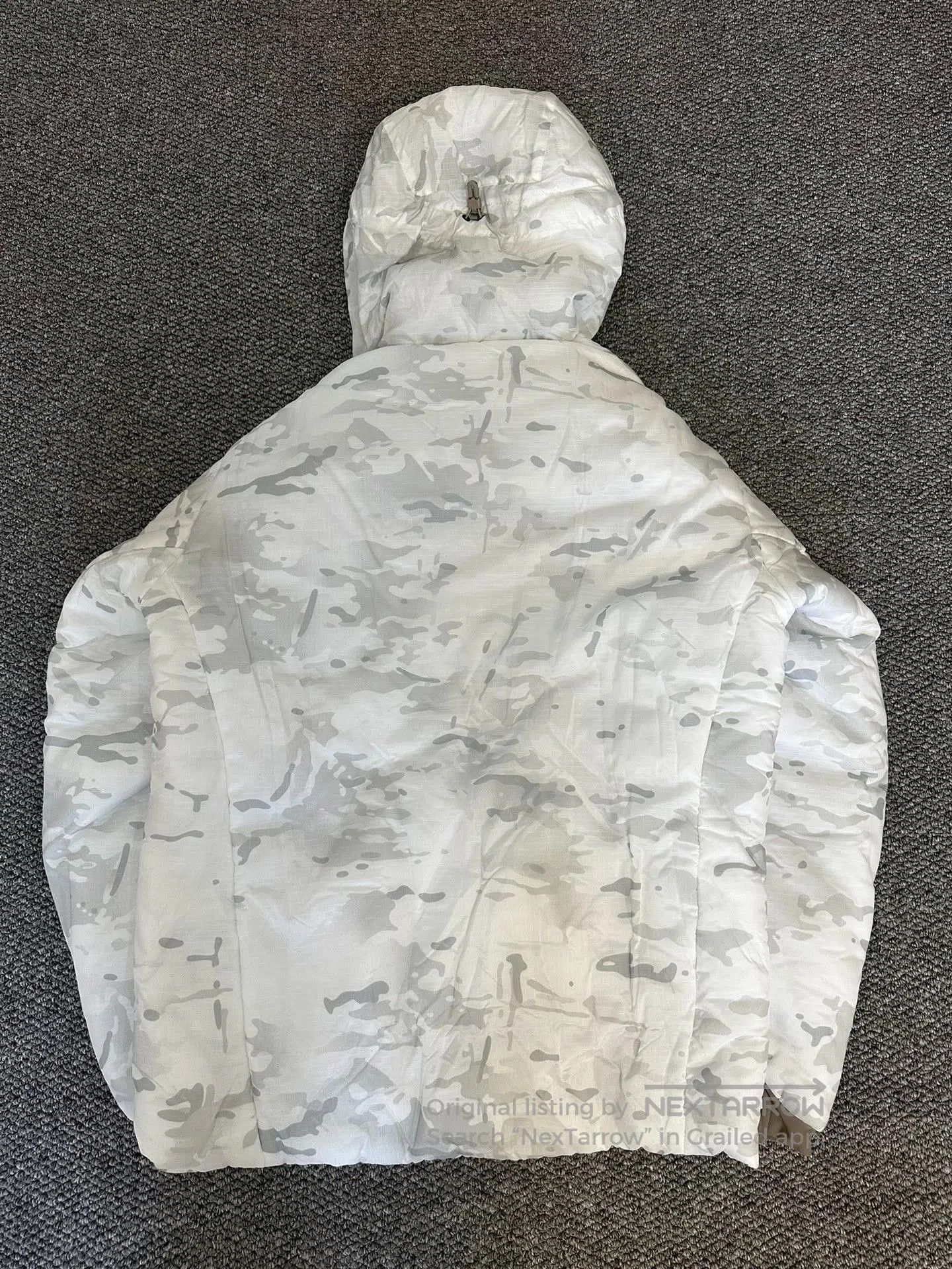 Tilak Tilak White Camouflage Cotton Jacket. Size US L / EU 52-54 / 3 - 4 Thumbnail