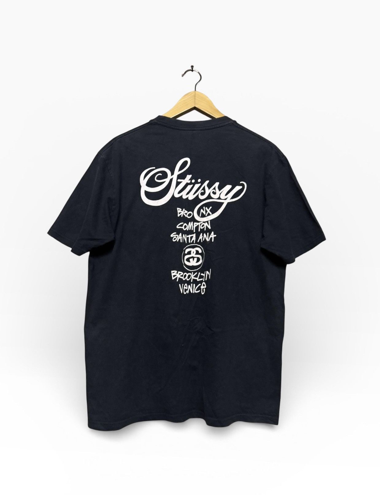 Stussy OG🔥Stussy World Tour Tee Size US L / EU 52-54 / 3 - 3 Thumbnail