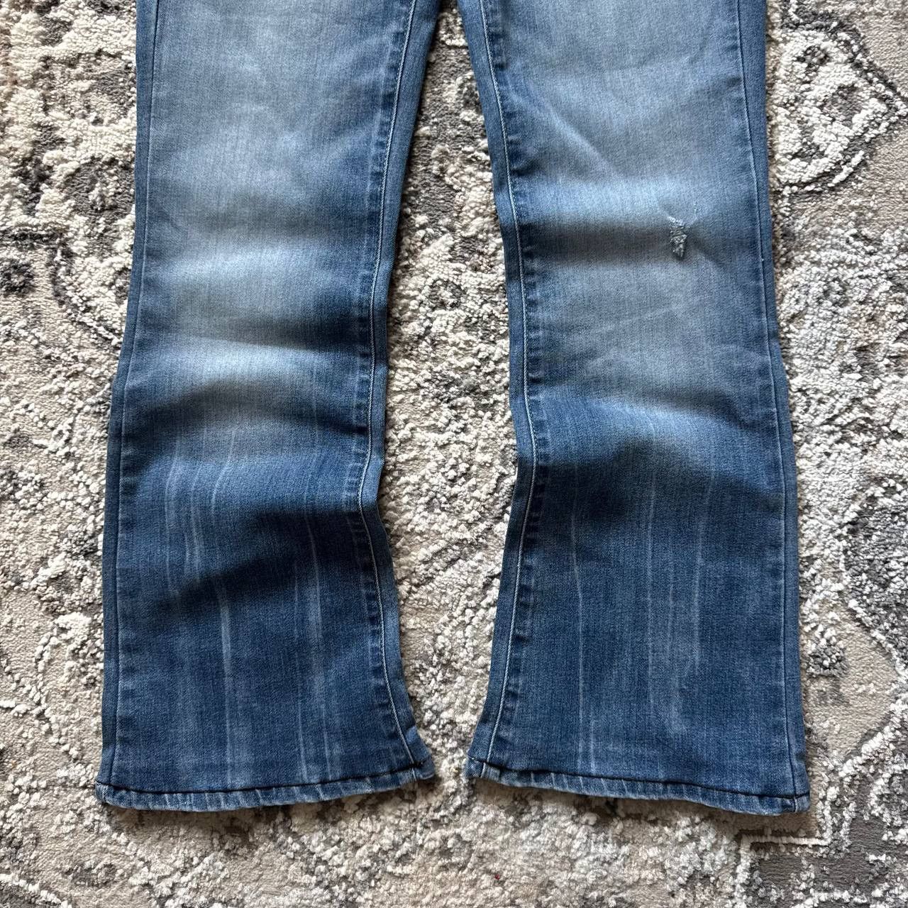 Diesel Vintage Y2K Diesel Wide Bootcut Flared Denim Jeans Size 32" / US 10 / IT 46 - 3 Thumbnail