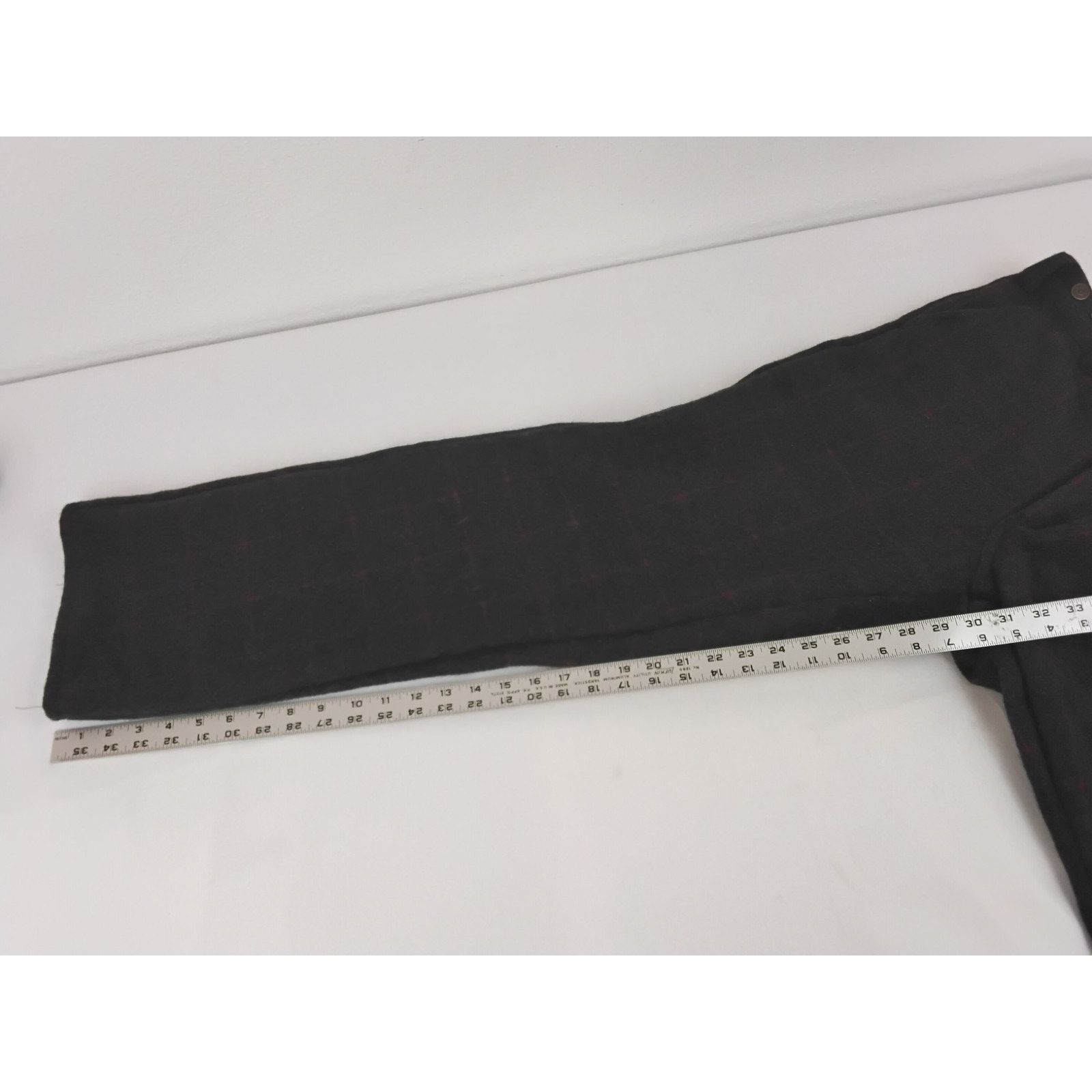 Other Codet Wool Pants Men's 34x33 Gray/Red Plaid Syle 210R Size US 34 / EU 50 - 6 Thumbnail