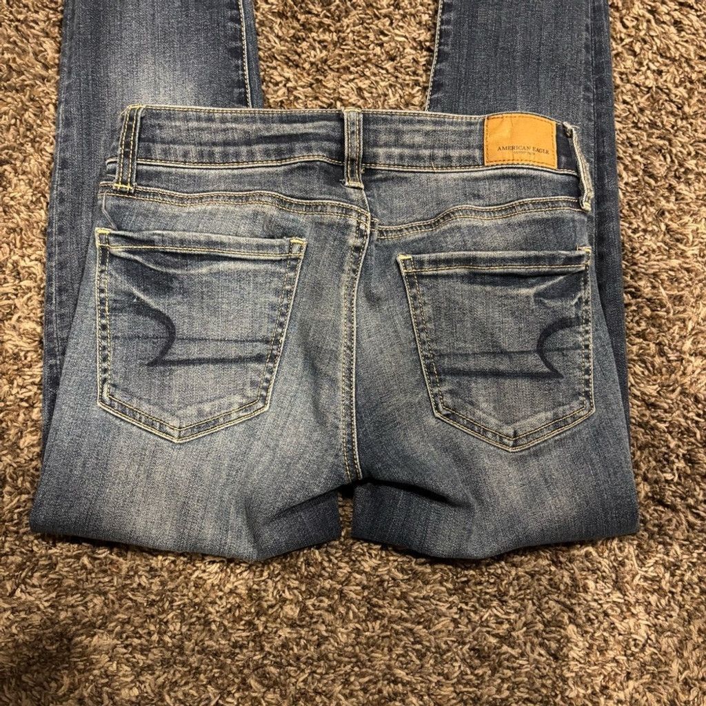 American Eagle Outfitters American Eagle Outfitters Classic Blue Jegging Jeans Size 24" / US 00 / IT 34 - 1 Thumbnail
