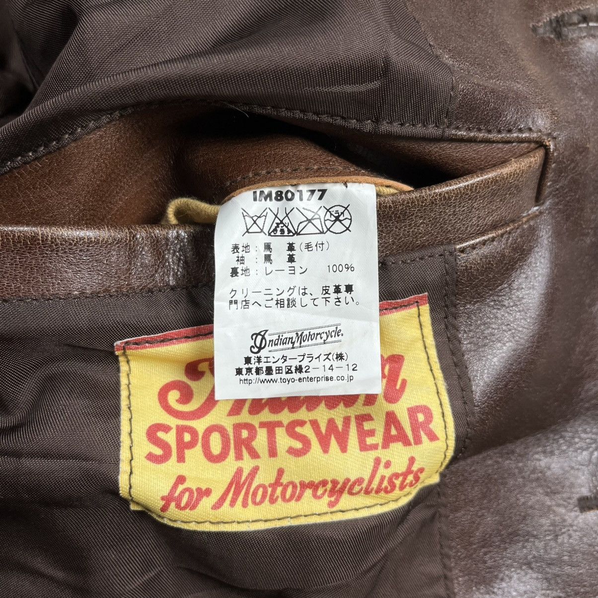 Indian Motorcycle Indian toyo enterprise pony hair horsehide leather jacket Size US M / EU 48-50 / 2 - 15 Thumbnail