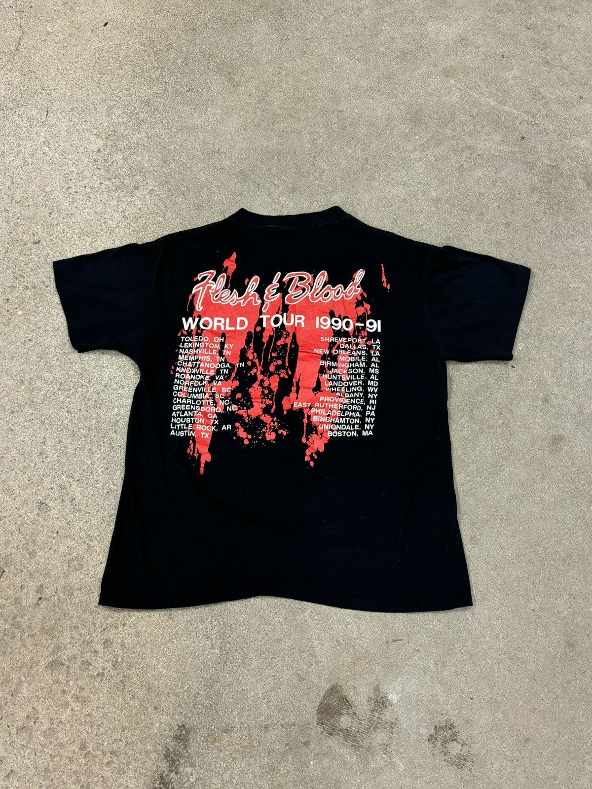 Vintage VINTAGE 90s POISON TSHIRT Size US L / EU 52-54 / 3 - 2 Thumbnail