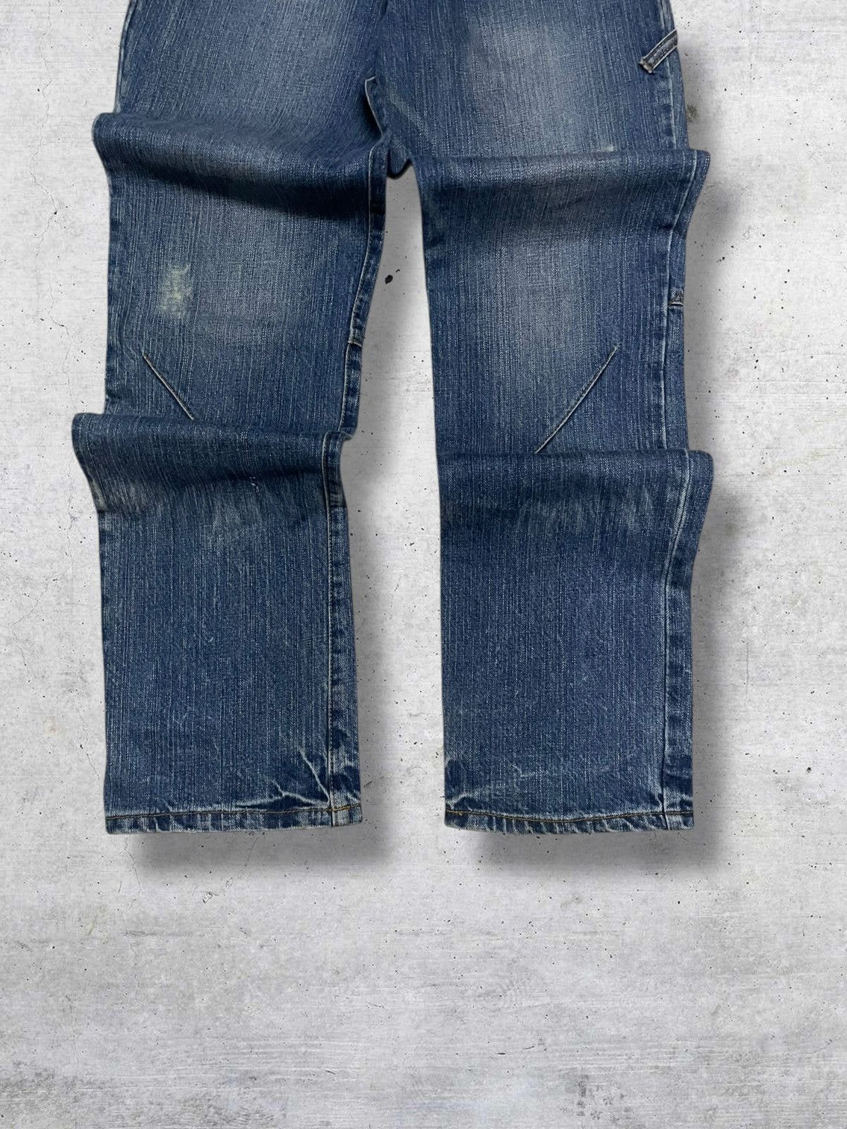 Japanese Brand VINTAGE WAVELIST JAPAN DESIGNER 90S DISTRESSED STREET DENIM Size US 27 - 3 Thumbnail