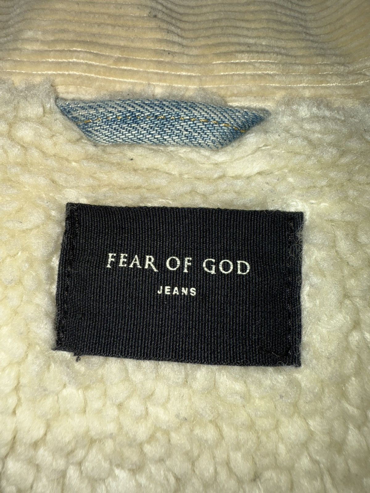Fear of God Fear of God Fifth Collection Alpaca Denim Trucker Jacket Size US S / EU 44-46 / 1 - 3 Thumbnail