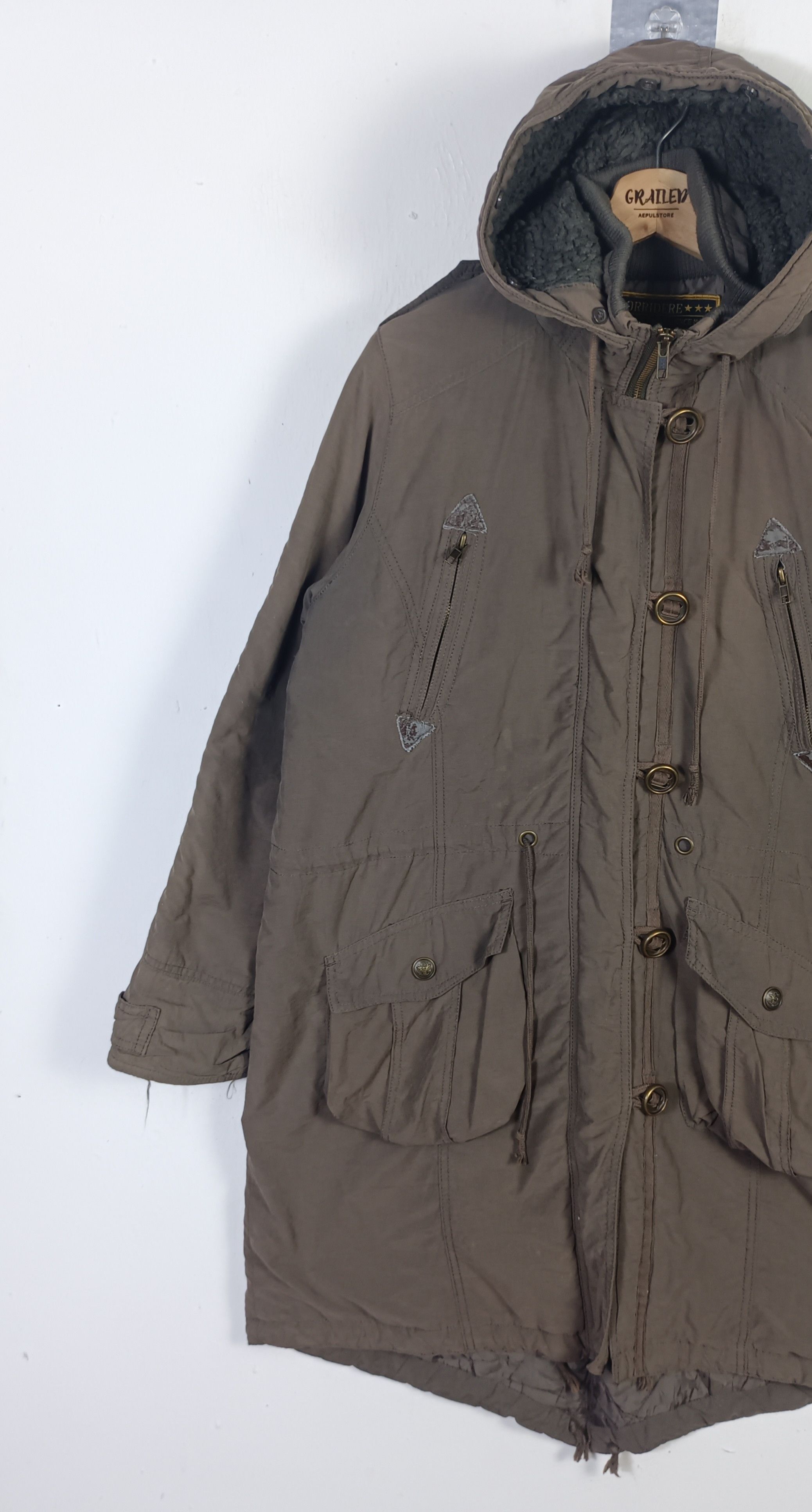 If Six Was Nine × Japanese Brand × Le Grande Bleu (L.G.B.) 🇯🇵Sorridere Military"Sixty Five Spirit" Parka Multi Pocket Size US L / EU 52-54 / 3 - 5 Thumbnail