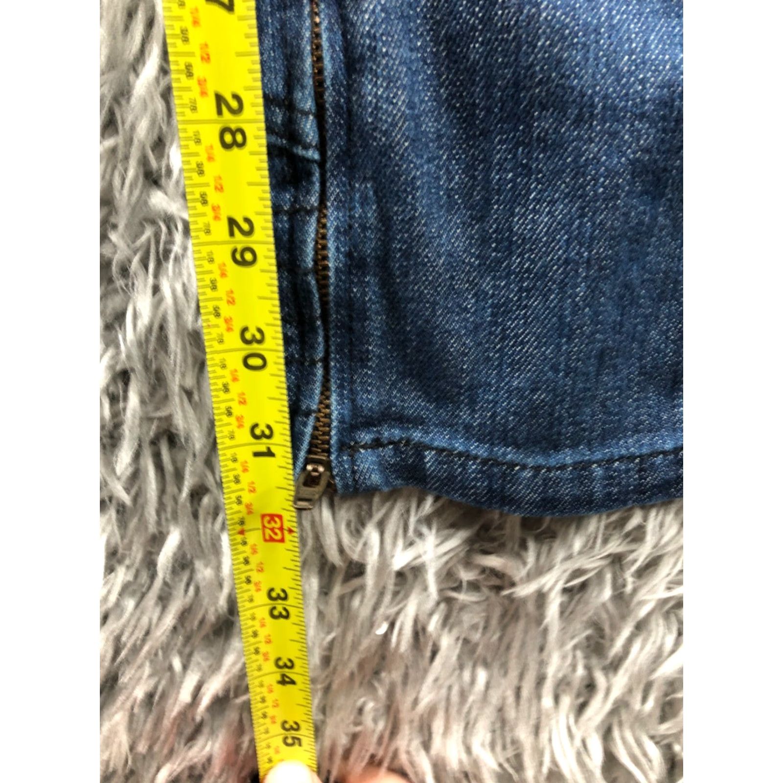 Vintage VINTAGE 1 Skinny Ankle Zip Jeans Size 27 Womens Medium Wash Blue Size 27" / US 4 / IT 40 - 3 Thumbnail