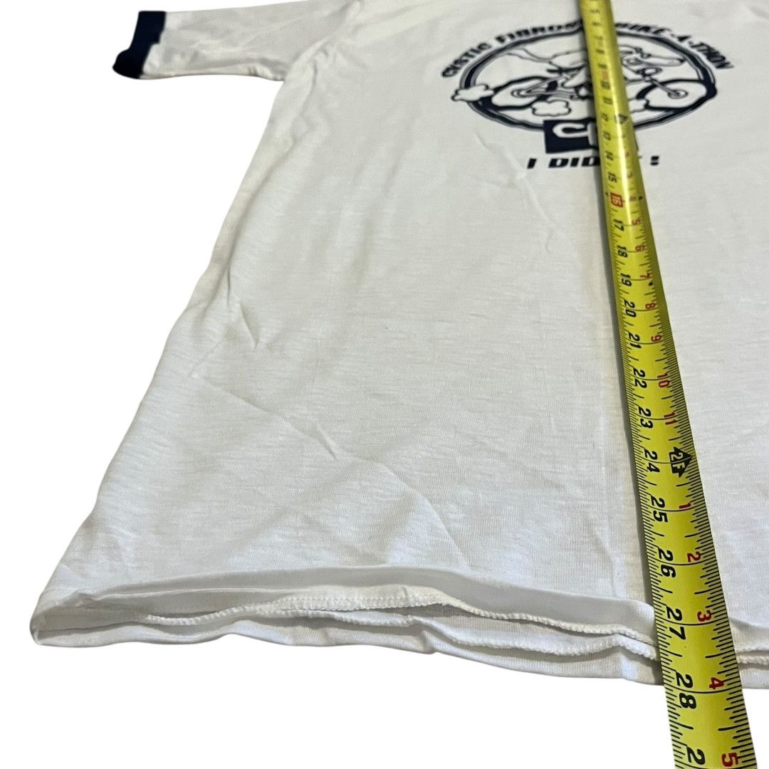 Other VINTAGE 1980s Cystic Fibrosis Cycling Ringer T Shirt Size US M / EU 48-50 / 2 - 5 Thumbnail