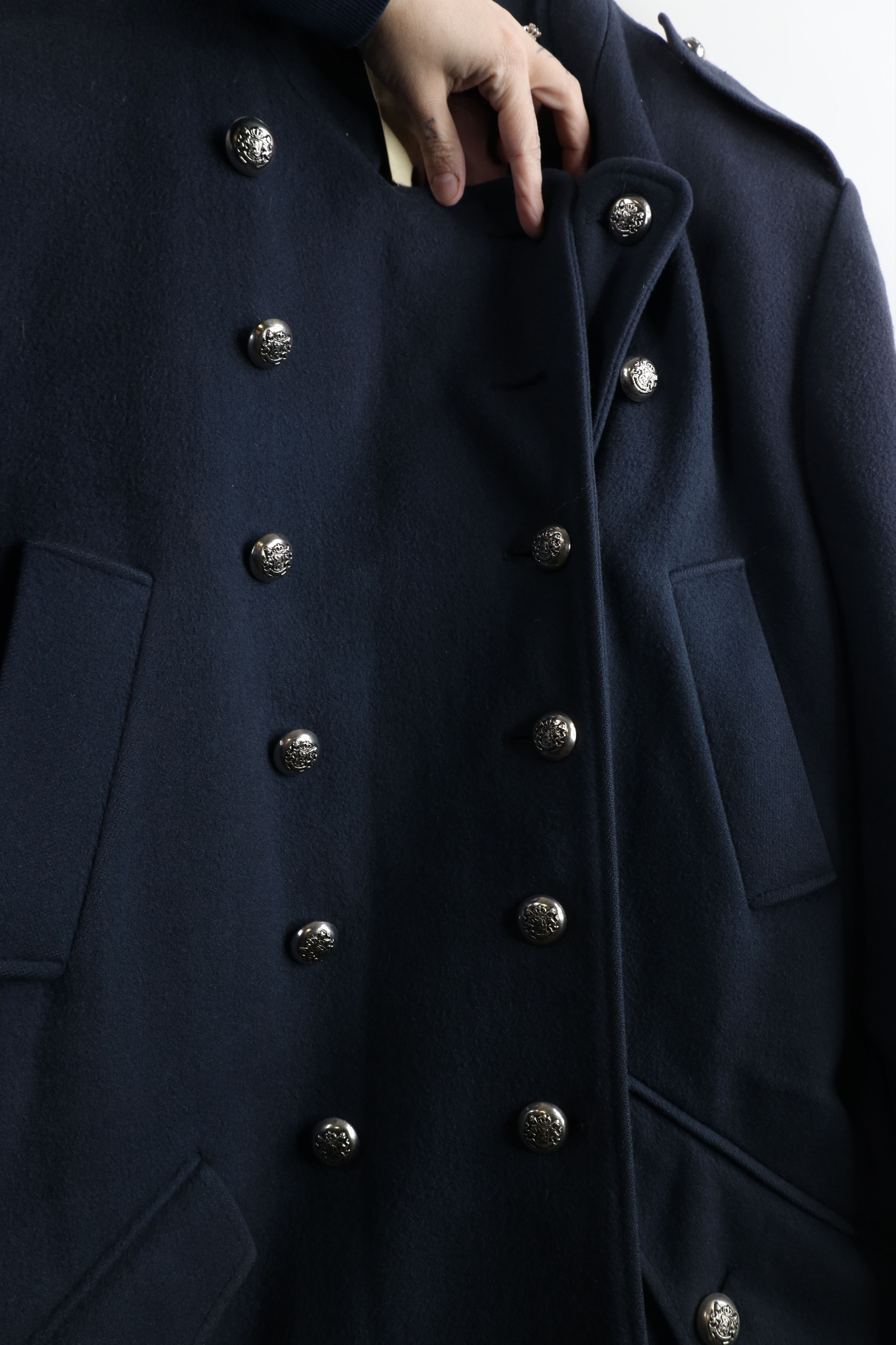 Vintage Vintage 90s Military Style Wool Trench Coat Jacket USA Size XL / US 12-14 / IT 48-50 - 6 Thumbnail