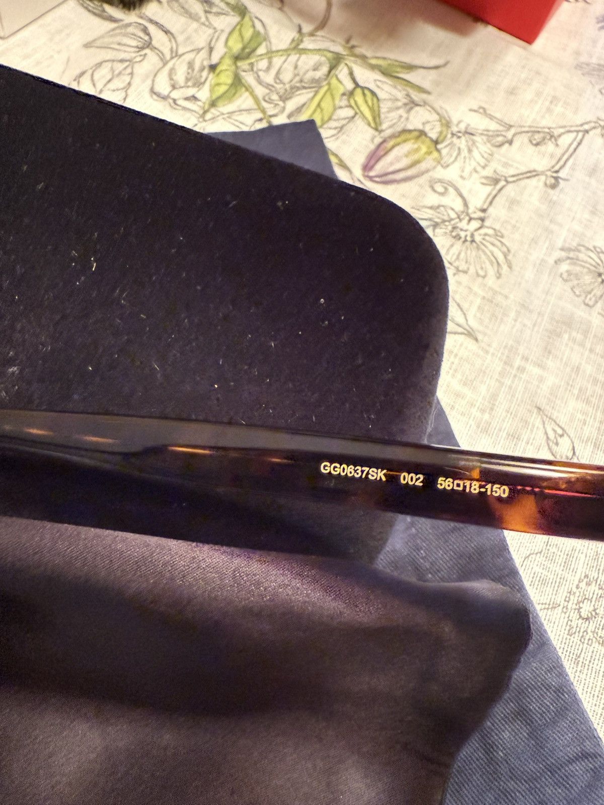 Gucci Gucci Tortoise Brown Sunglasses Size ONE SIZE - 4 Thumbnail