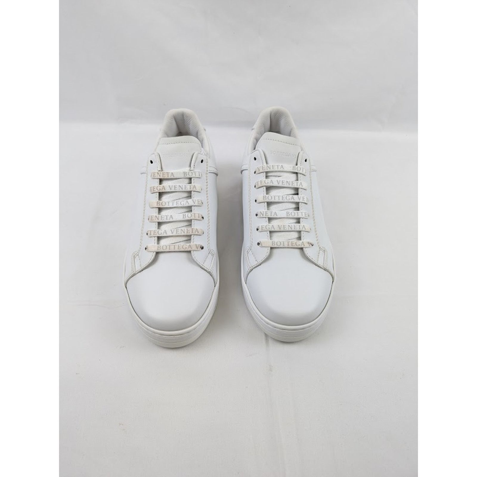 Bottega Veneta o1rshd1 Bolt Calf Sneaker Pelle S.GOMM in Optic White Size US 7.5 / EU 40-41 - 12 Thumbnail