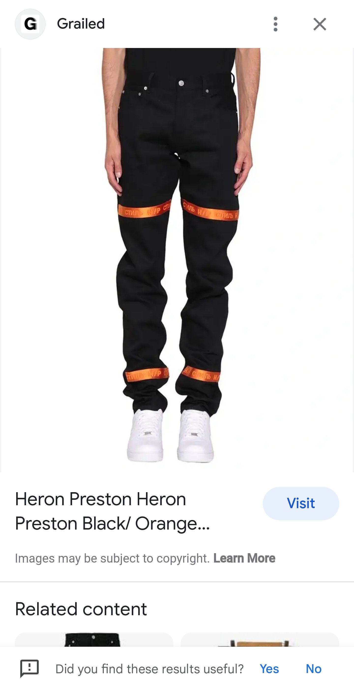 Heron Preston Heron Preston Black Raw Denim Jeans | Grailed