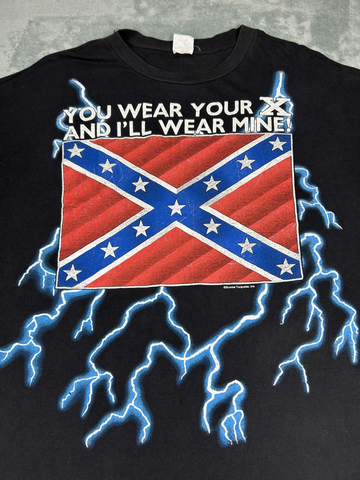 Vintage Vintage 90’s Thunder Rebel T-shirt Size US XXL / EU 58 / 5 - 3 Thumbnail