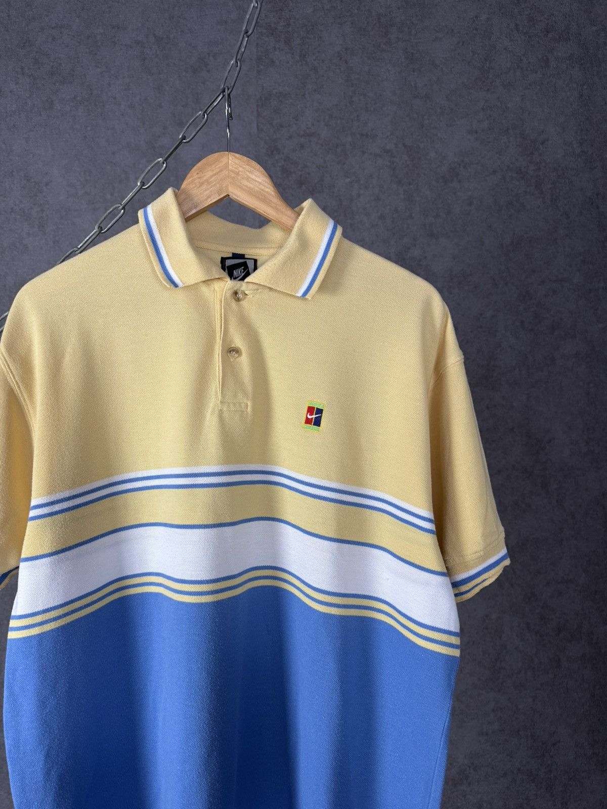 Nike Nike Court vintage bootleg polo tee Size US XL / EU 56 / 4 - 2 Thumbnail