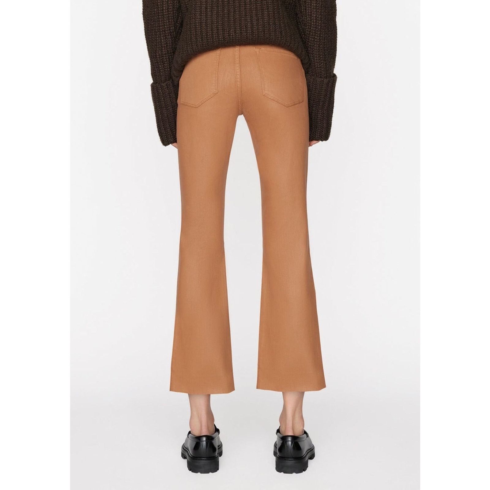 Frame NWOT FRAME LE CROP MINI BOOT IN LATTE Sz 30 Size 30" / US 8 / IT 44 - 4 Thumbnail