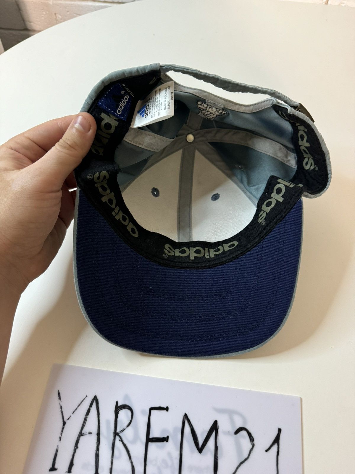 Vintage Adidas vintage cap hat Size ONE SIZE - 4 Thumbnail