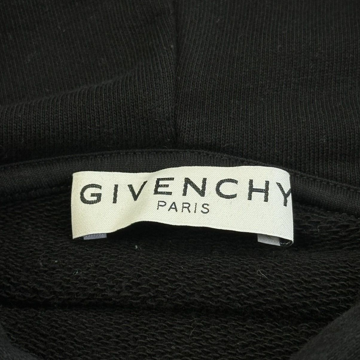 Givenchy Givenchy Black Address Patch Logo Hoodie Size L BMJ07Y30AF Size US L / EU 52-54 / 3 - 3 Thumbnail