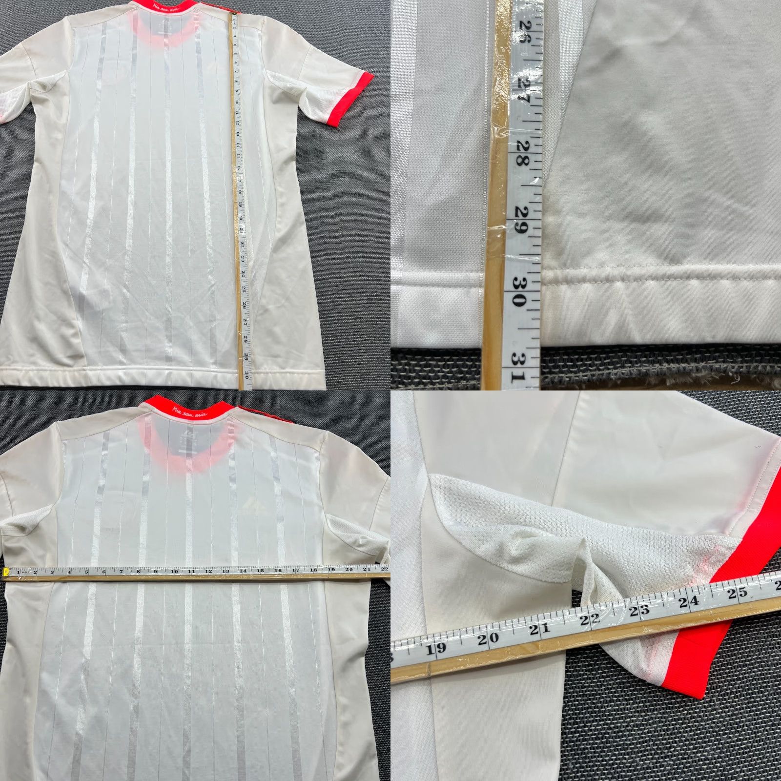 Adidas adidas Bayern Munich 2012 2013 Away Player Issue Techfit Football Jersey Shirt Mens Size 11 White Size US L / EU 52-54 / 3 - 9 Thumbnail