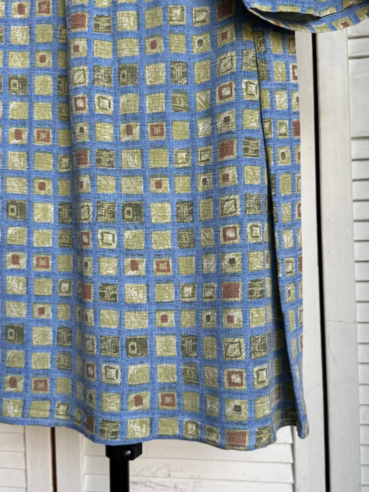 Vintage Vintage Ahlemeyer Crazy Pattern Abstract Textur Button Shirt Size US XL / EU 56 / 4 - 13 Thumbnail