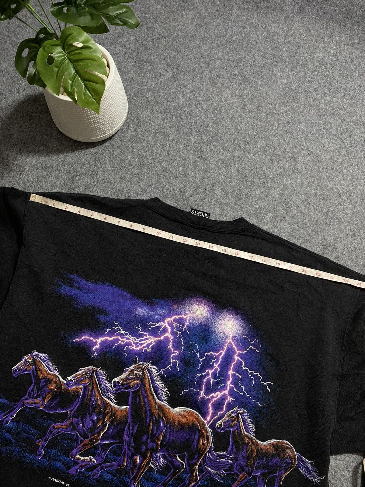 Habitat Vintage habitat 1992 Sweatshirt Thunder Horse Size US XL / EU 56 / 4 - 10 Thumbnail