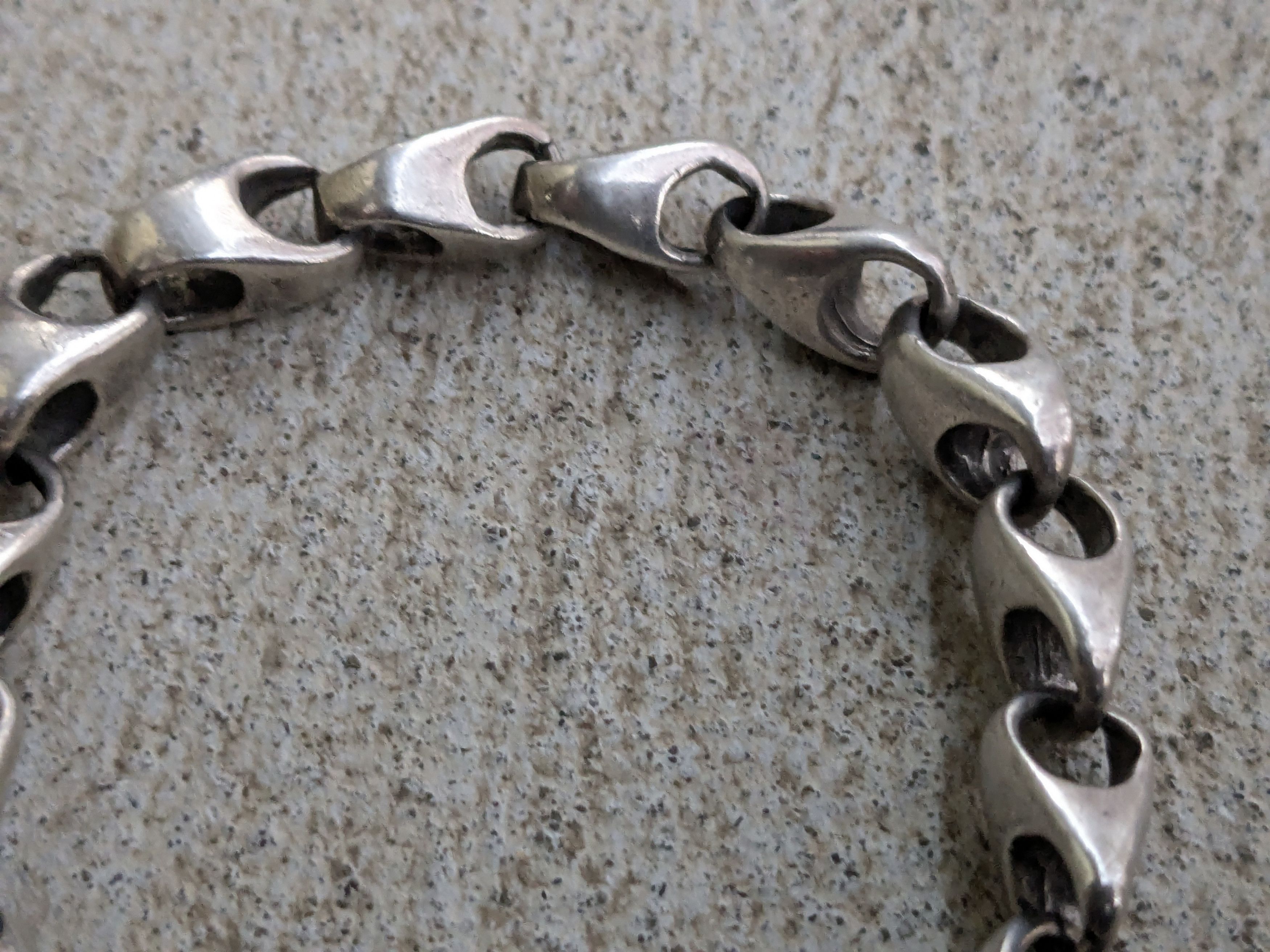 Jewelry × Vintage Vintage Sterling Silver Bracelet Modern Abstract Punk Size ONE SIZE - 5 Thumbnail