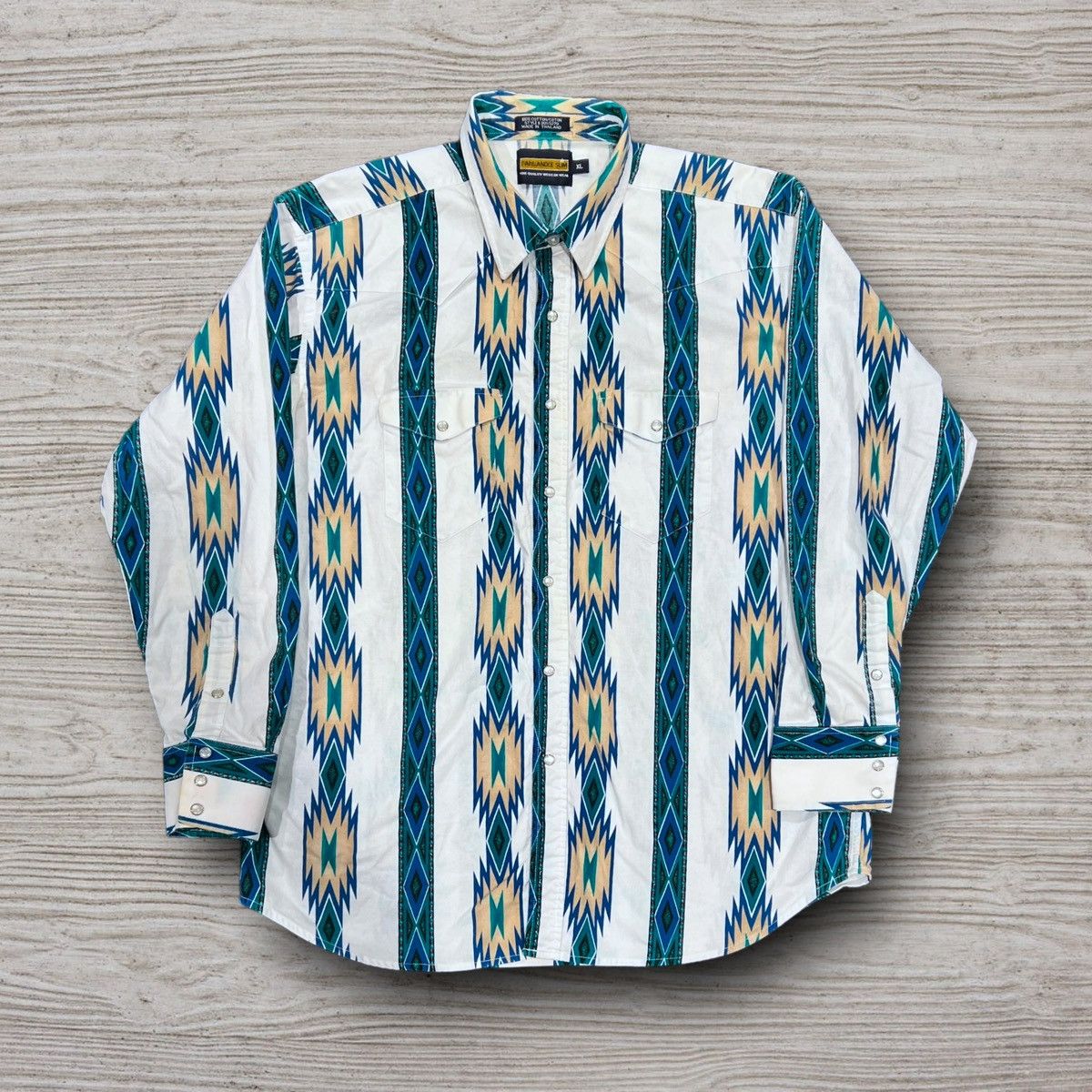 Pendleton Panhandle Aztec Striped Western Style Button Up Shirt Size US XL / EU 56 / 4 - 7 Thumbnail