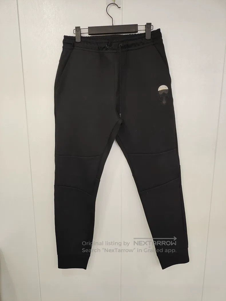 Fendi Fendi Black La Vieille Ferme logo sweatpants Size US 32 / EU 48 - 1 Thumbnail